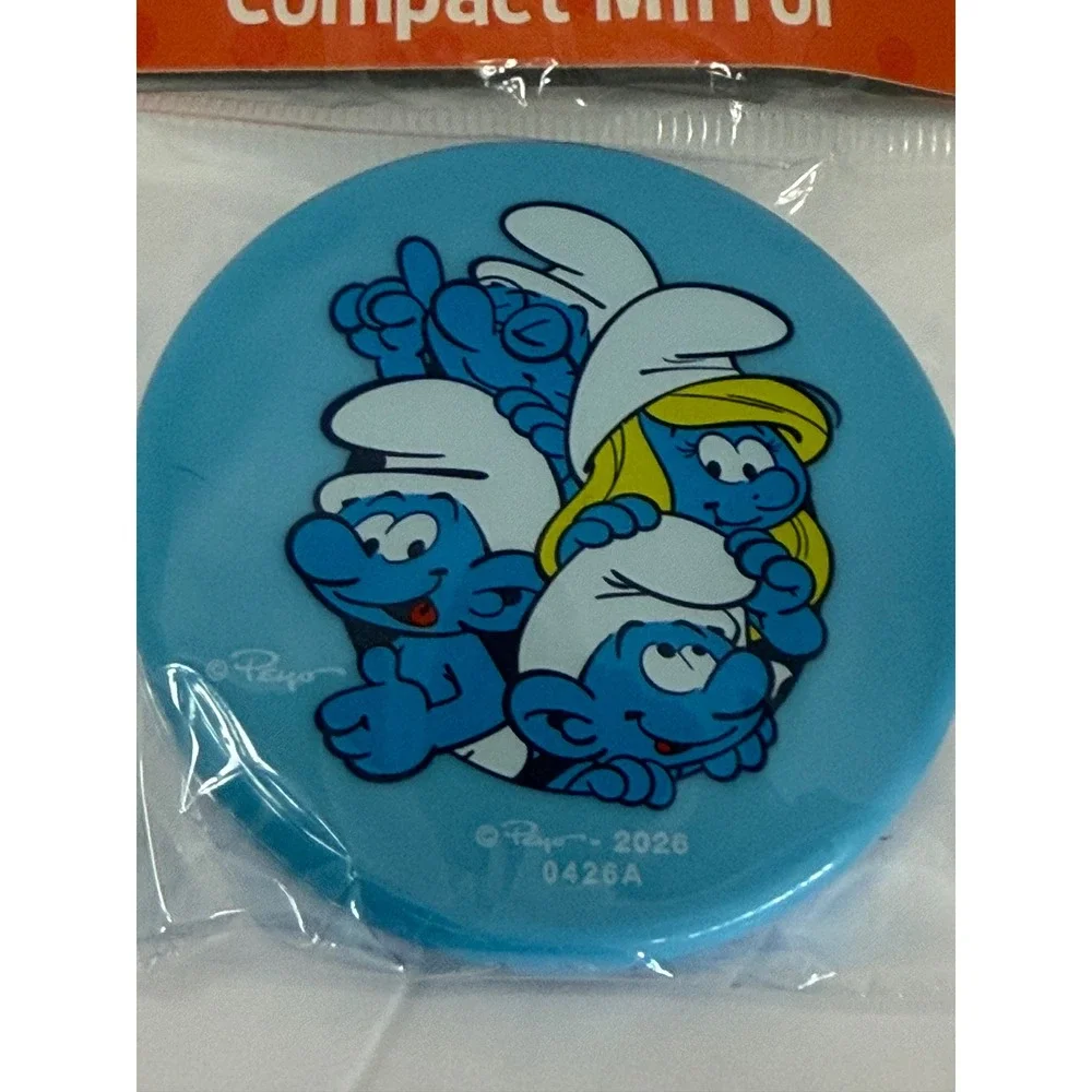 The Smurfs Compact Mirror 3x 1x Magnification Blue Peyo Best Brands New